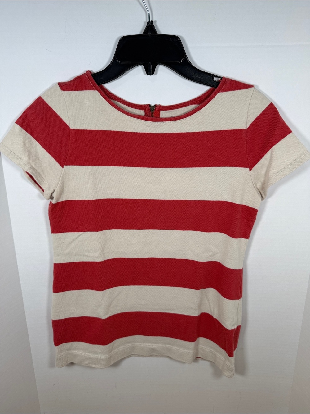 Loft Striped Short-Sleeve Top